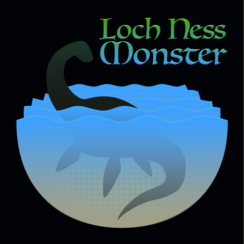 The Loch Ness Monster, affectionately known as Nessie, is a creature in Scottish folklore that is said to inhabit Loch Ness in the Scottish Highlands. It is often reported to resemble a plesiosaur.