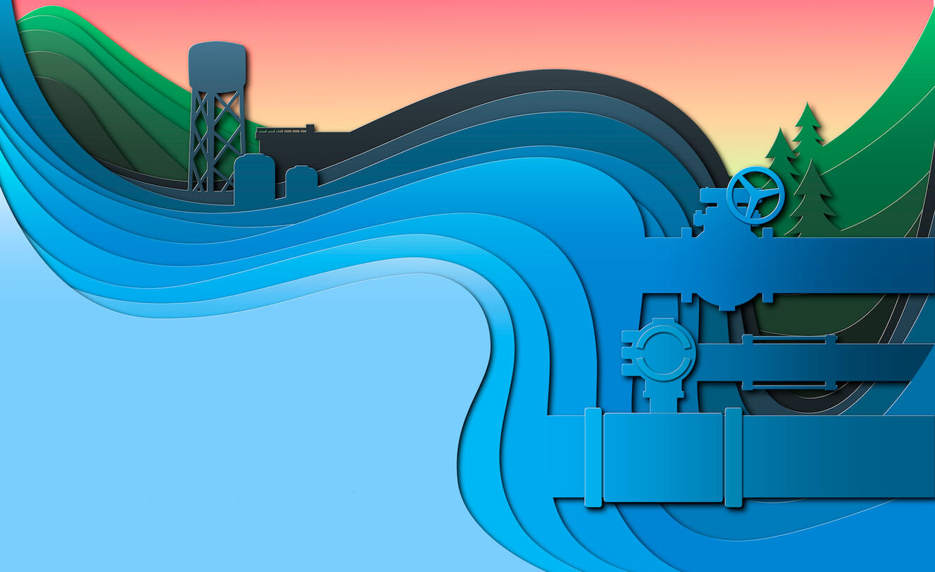 Cut Paper Water Treatment